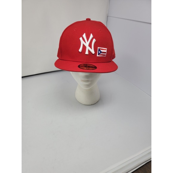 New Era 59Fifty NY Yankees Puerto Rico Edition Exclusive Fitted Hat 7 1/2 - Picture 2 of 6